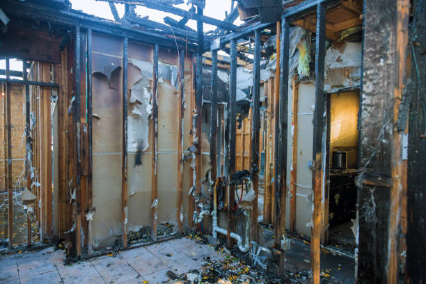 Professional Soot Cleanup technician working in Commerce, TX
